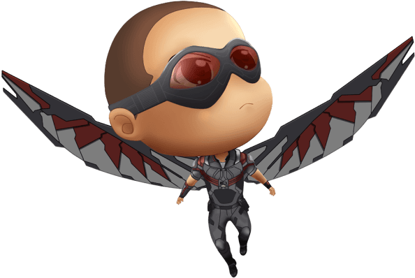 Chibi Falcon By Ijayoyo - Black Panther Chibi Png - Transparent PNG Free Download | PNGio