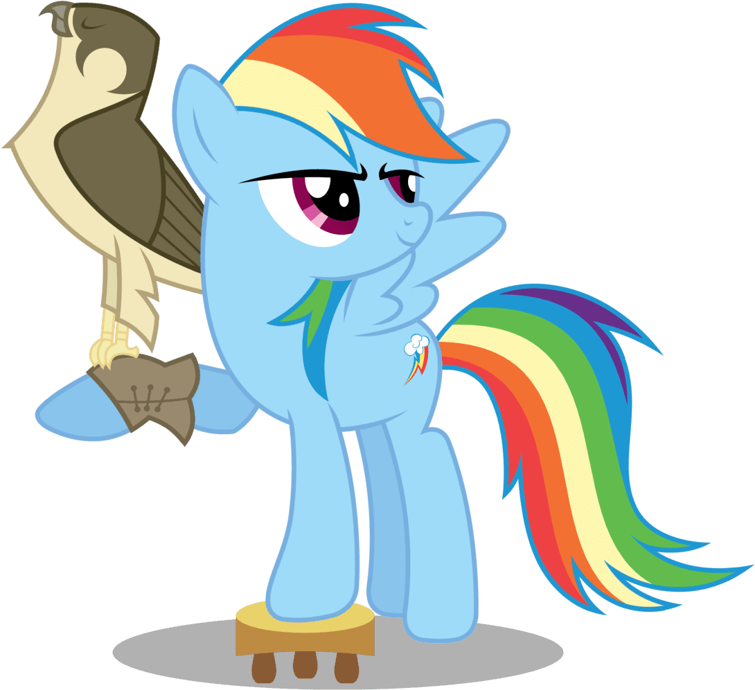 Brony-works, Falcon, Falconry, Female, High Res, Mare, - Cartoon - Transparent PNG Free Download | PNGio