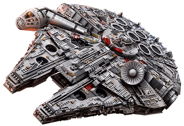 Millennium Falcon Star Wars Png Transparent Image - Lego 75192 Millennium Falcon Ucs - Transparent PNG Free Download | PNGio