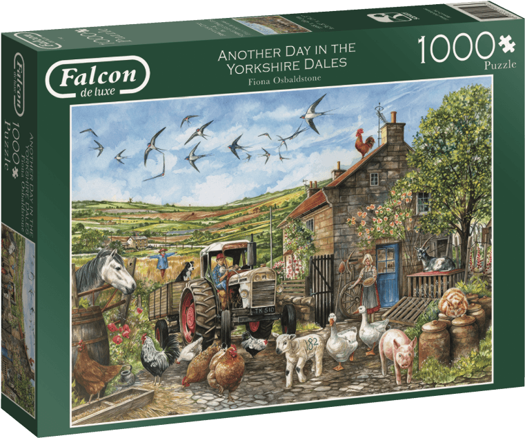 Falcon De Luxe Another Day In The Dales 1000pcs - Puzzles Falcon - Transparent PNG Free Download | PNGio