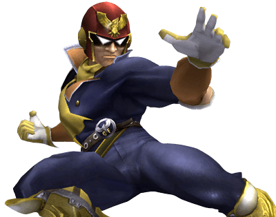 Captain Falcon Posing Ssbb - Smash Bros Captain Falcon Meme - Transparent PNG Free Download | PNGio