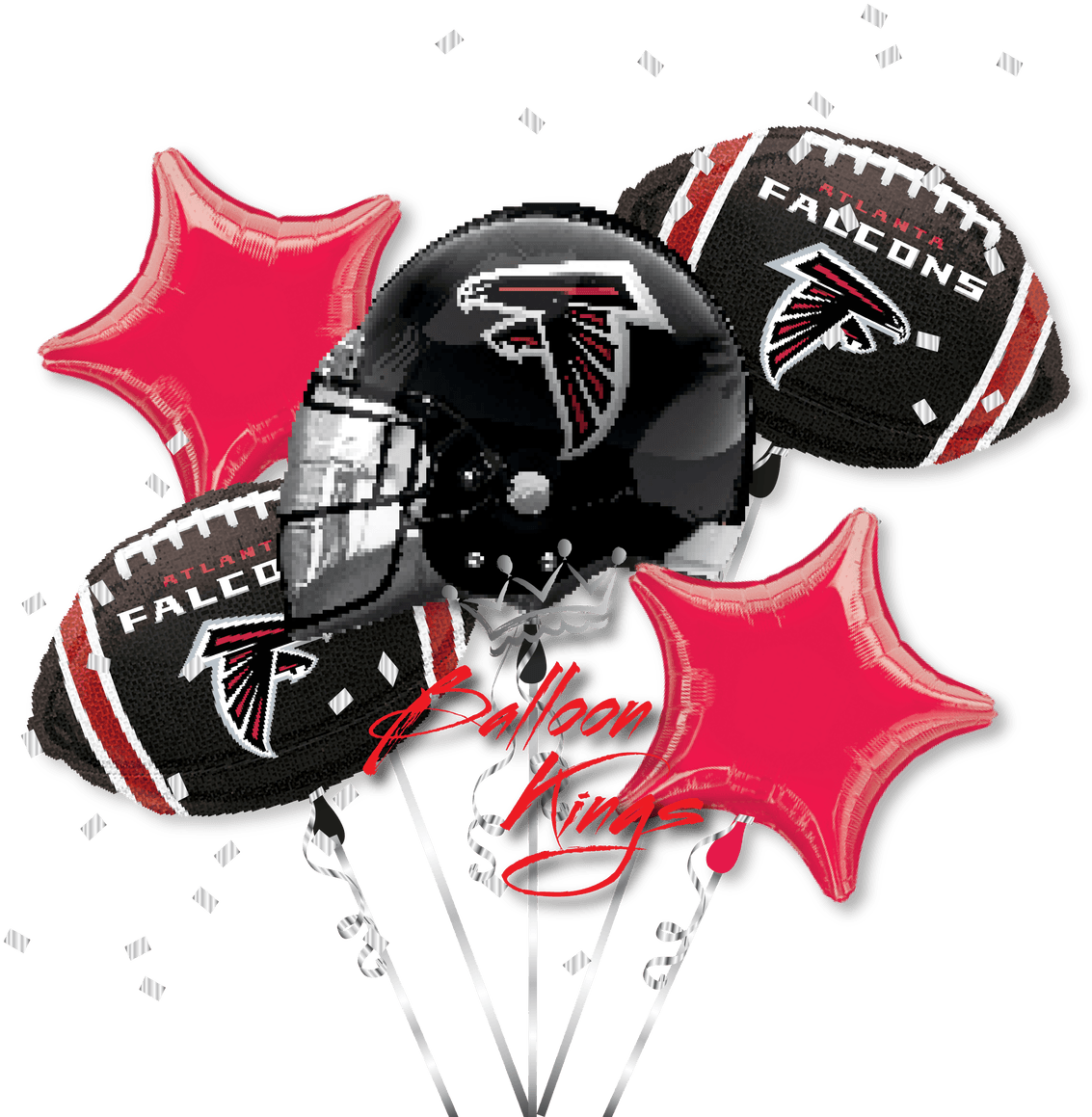 Falcons Bouquet - 21" Atlanta Falcons Helmet Foil Balloon (1 Each) - Transparent PNG Free Download | PNGio