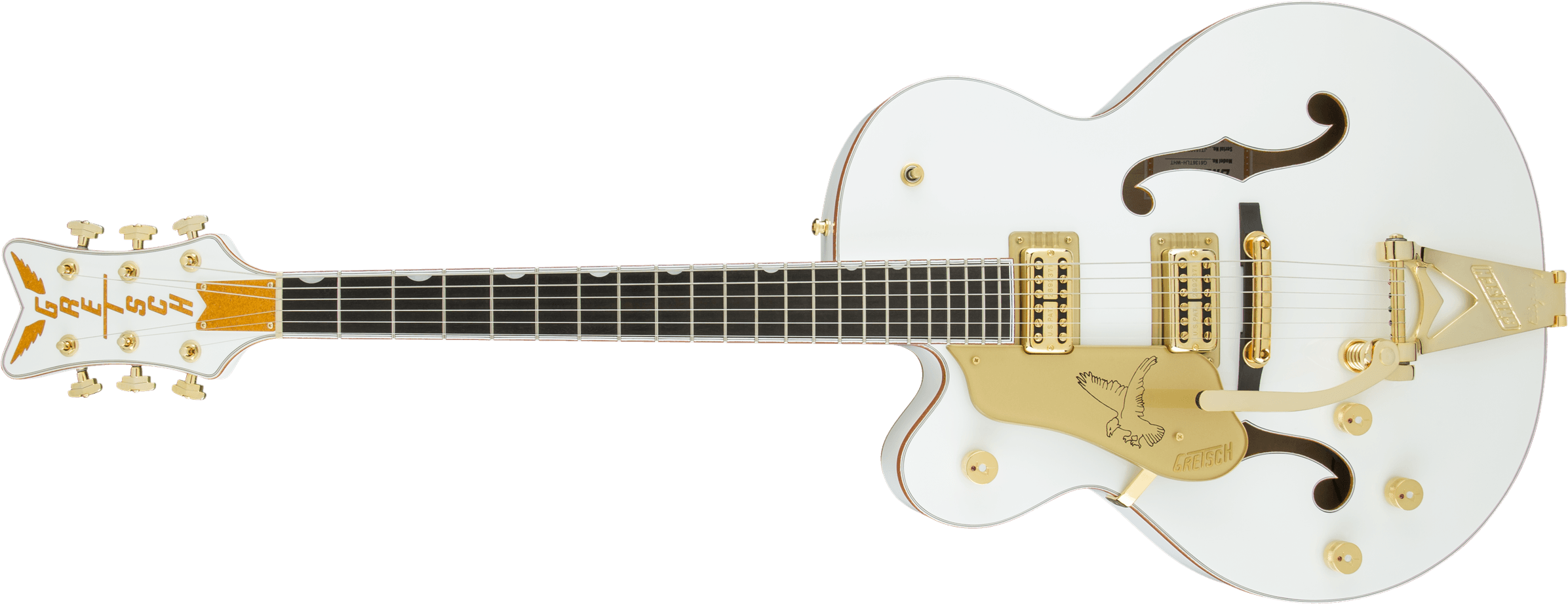 G6136tlh Wht Players Edition Falcon™ With Bigsby®, - Gretsch White Falcon 59 - Transparent PNG Free Download | PNGio
