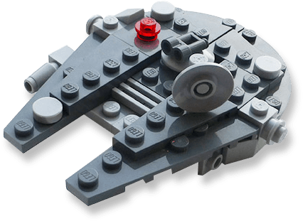 Brick Star Wars Millennium Falcon Photo Transparent - Construction Set Toy - Transparent PNG Free Download | PNGio