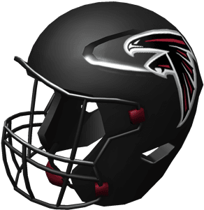 Atlanta Falcons Helmet - Roblox Nfl Helmet - Transparent PNG Free Download | PNGio