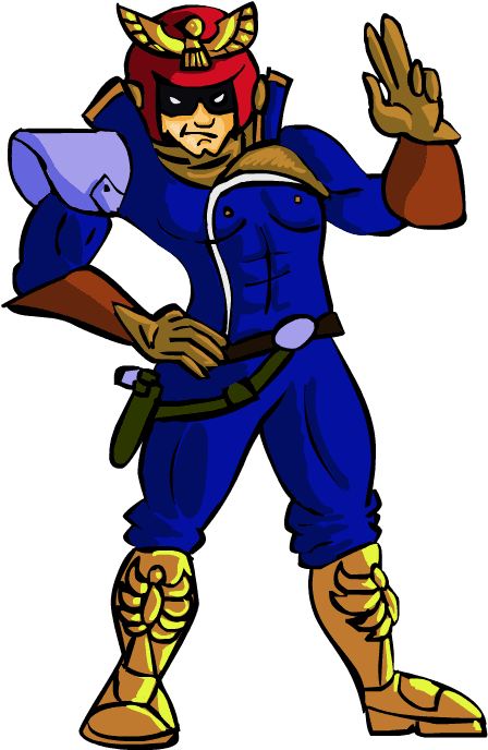 Captain Falcon - Wallpaper - Transparent PNG Free Download | PNGio