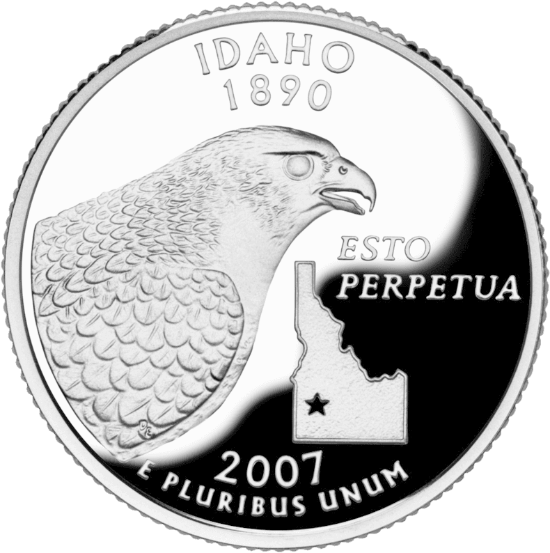 Peregrine Falcon - State Quarter - Transparent PNG Free Download | PNGio