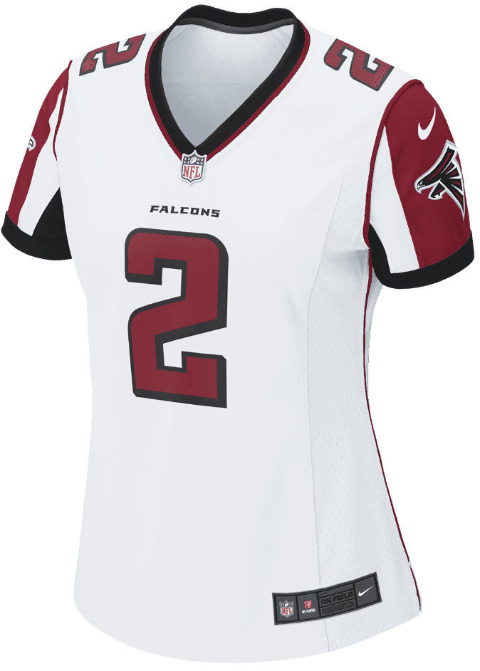 Nike Nfl Atlanta Falcons Women's Football Away Game - Modelos Camisas Femininas De Futebol - Transparent PNG Free Download | PNGio