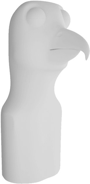 So Here Is My Progress On A Falcon Cartoon-ish Character - Figurine - Transparent PNG Free Download | PNGio