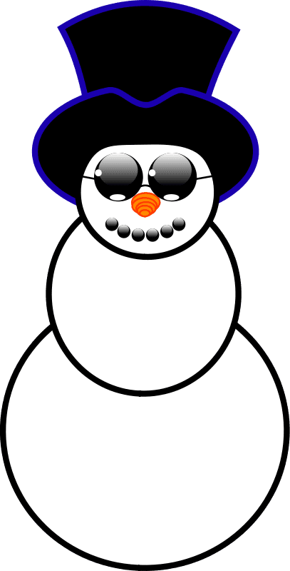 Free Snowman - Snowman With Sunglasses Clipart - Transparent PNG Free Download | PNGio