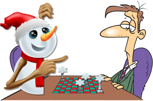 Doesn't Changing The Forecast, During A Winter Storm, - Christmas Snowman Pointing Greeting Card - Transparent PNG Free Download | PNGio