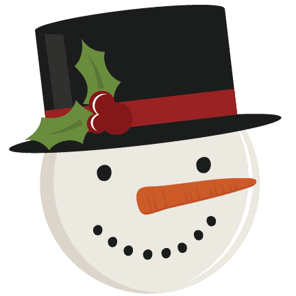 Snowman Face With Hat - Transparent PNG Free Download | PNGio