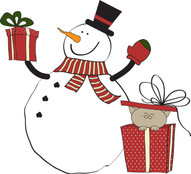 Great Clip Art Of Snowmen And Carolers - Snowman Gifts Clip Art - Transparent PNG Free Download | PNGio