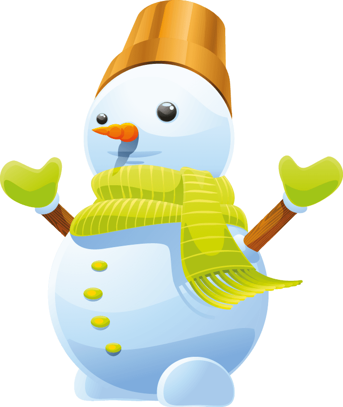3d Cute Snowman Vector Art - Snowman - Transparent PNG Free Download | PNGio