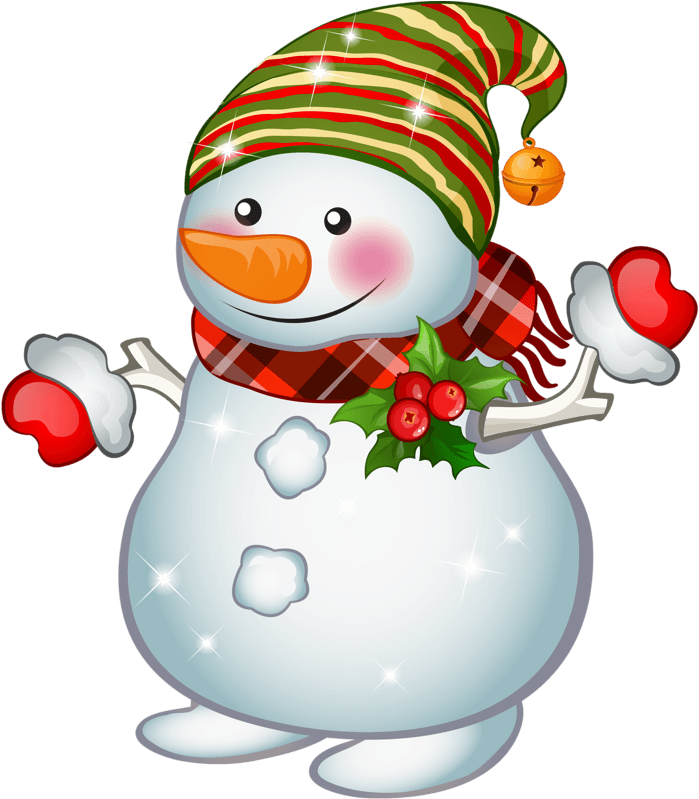 2016 Merry Christmas And Happy New Year Vector Background - Snowman - Transparent PNG Free Download | PNGio