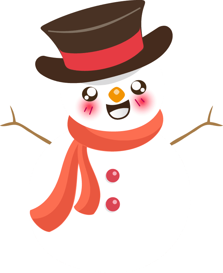 Snowman Clipart Melt - Snowman Clipart Cute - Transparent PNG Free Download | PNGio