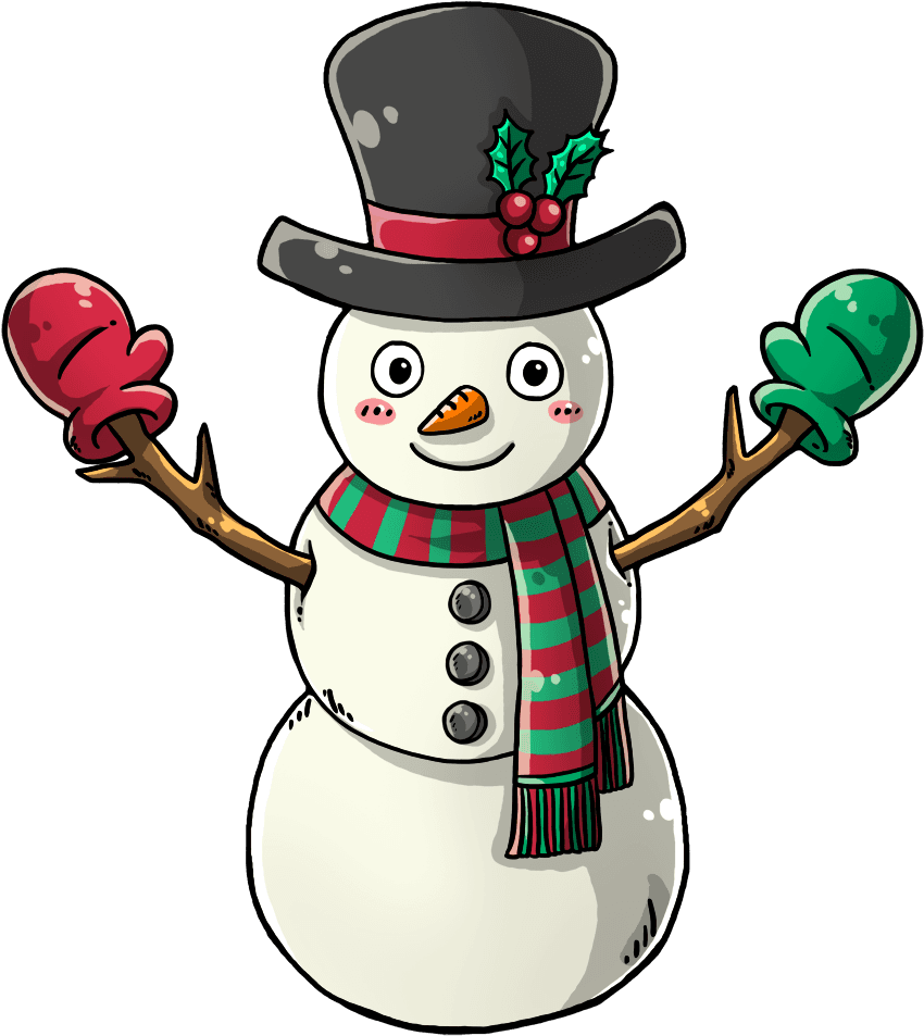 Cartoon Snowman Clipart - Cartoon Snowman Png - Transparent PNG Free Download | PNGio