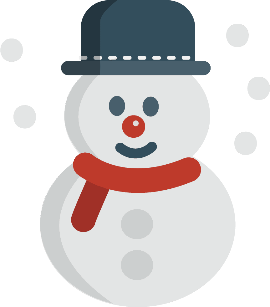 Snowman Clipart Simple - Cute Snowman Cute Snowman Oval Ornament - Transparent PNG Free Download | PNGio