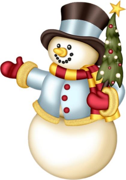 Bonhomme De Neige, Sapin - Snowman - Transparent PNG Free Download | PNGio