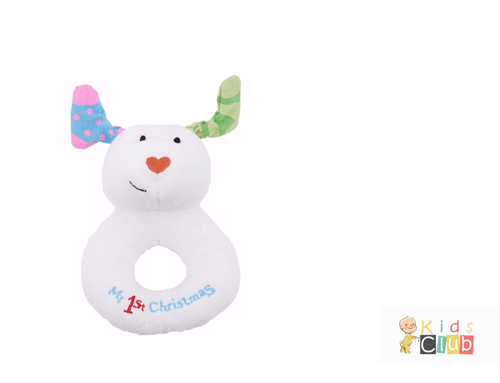 Snowdog Ring Rattle - Snowman My First Christmas Jingle Bell Ring Rattle - Transparent PNG Free Download | PNGio
