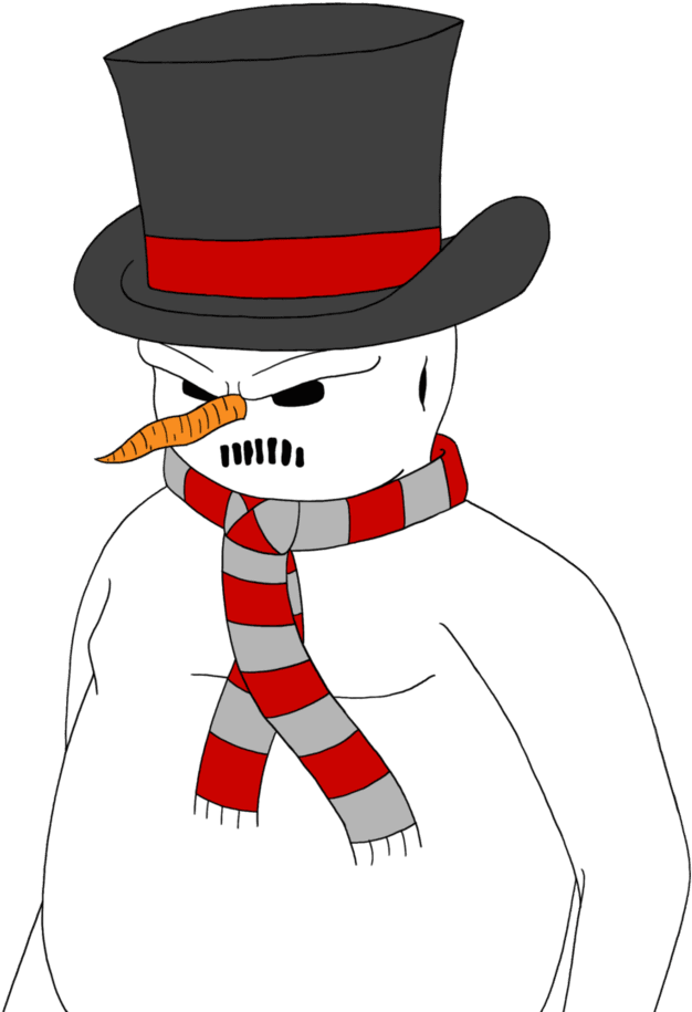 Snowman By Madmonkeydane - Snowman - Transparent PNG Free Download | PNGio