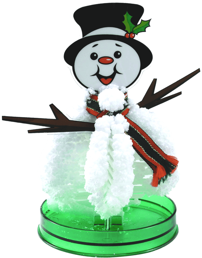 Snowman Magic Grower Standing On Its Container - Dci Do-it-yourself Magic Growing Snowman - Transparent PNG Free Download | PNGio
