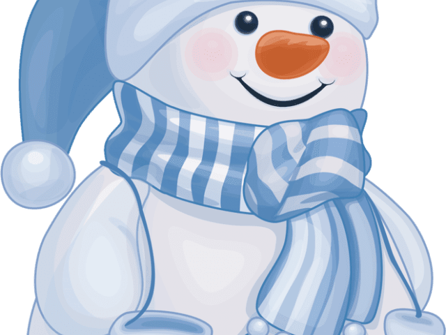Snowman Clipart Blue - Blue Snowman Clipart - Transparent PNG Free Download | PNGio