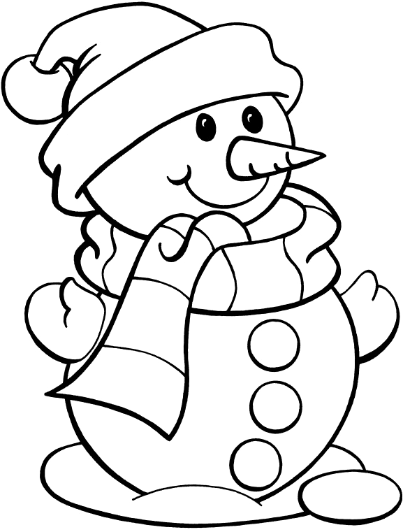 I Have Download Snowman With Long Nose Coloring Page - Snowman Colouring Pages - Transparent PNG Free Download | PNGio
