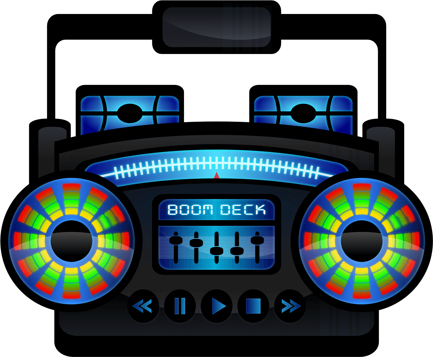 Free Sunny House Free Snowman Free Mini Boom Box - Clip Art Boom Box - Transparent PNG Free Download | PNGio
