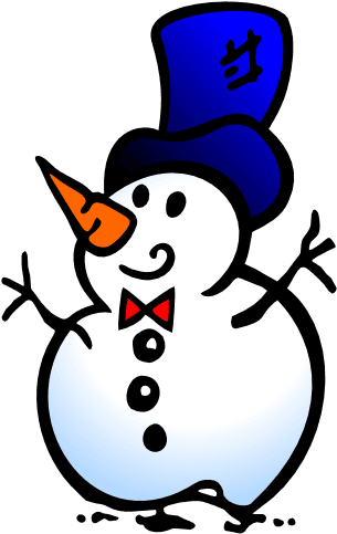 Free Clipart Of A Fun, Playful Snowman - Cartoon - Transparent PNG Free Download | PNGio