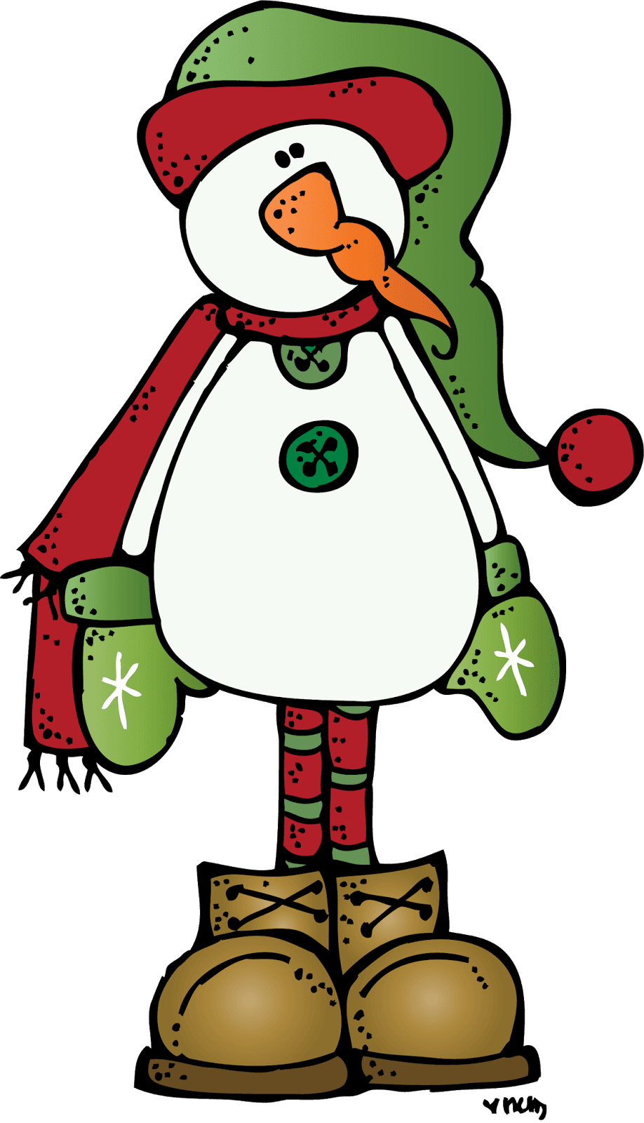 Snowman More - Melonheadz Christmas Clipart - Transparent PNG Free Download | PNGio