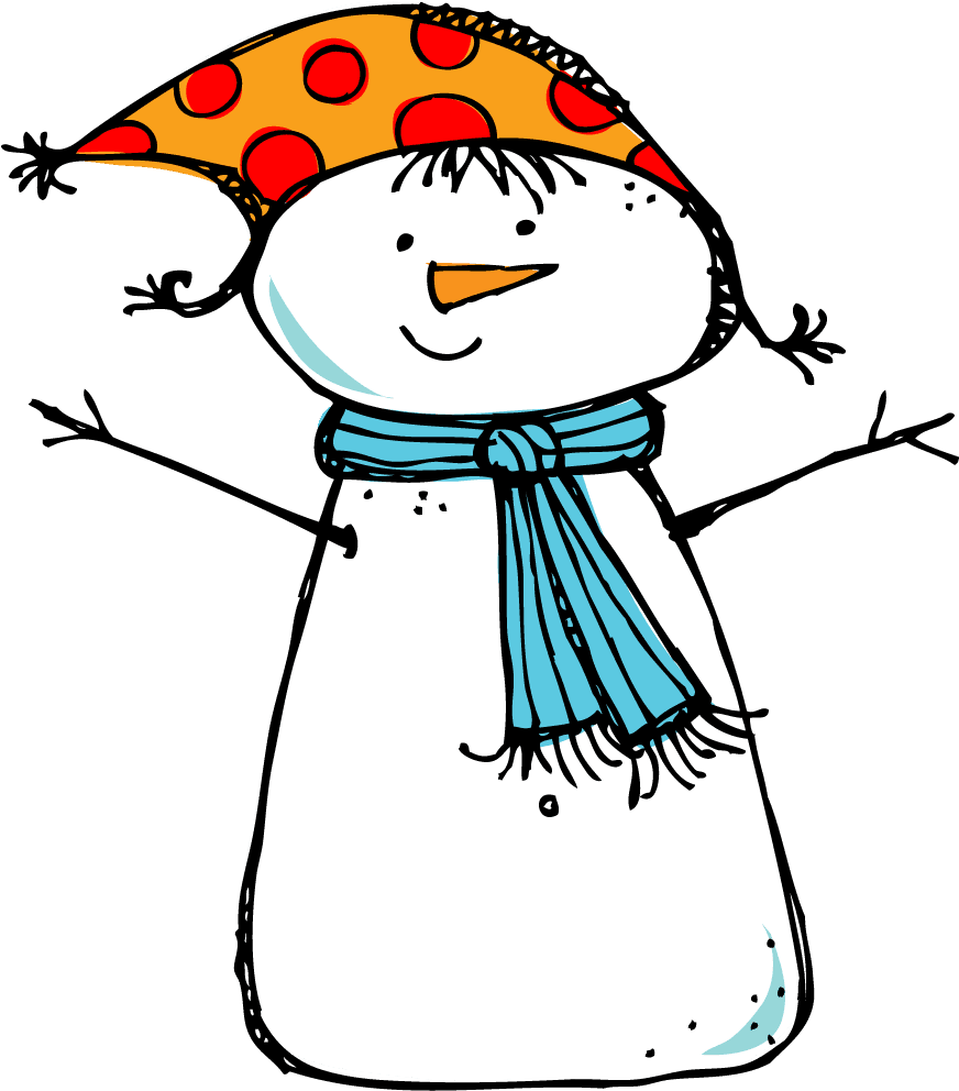 Snowman Clipart Chubby - Finger Play Stories - Transparent PNG Free Download | PNGio