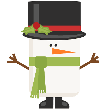 Funky Snowman Title Scrapbook Clip Art Christmas Cut - Clip Art - Transparent PNG Free Download | PNGio