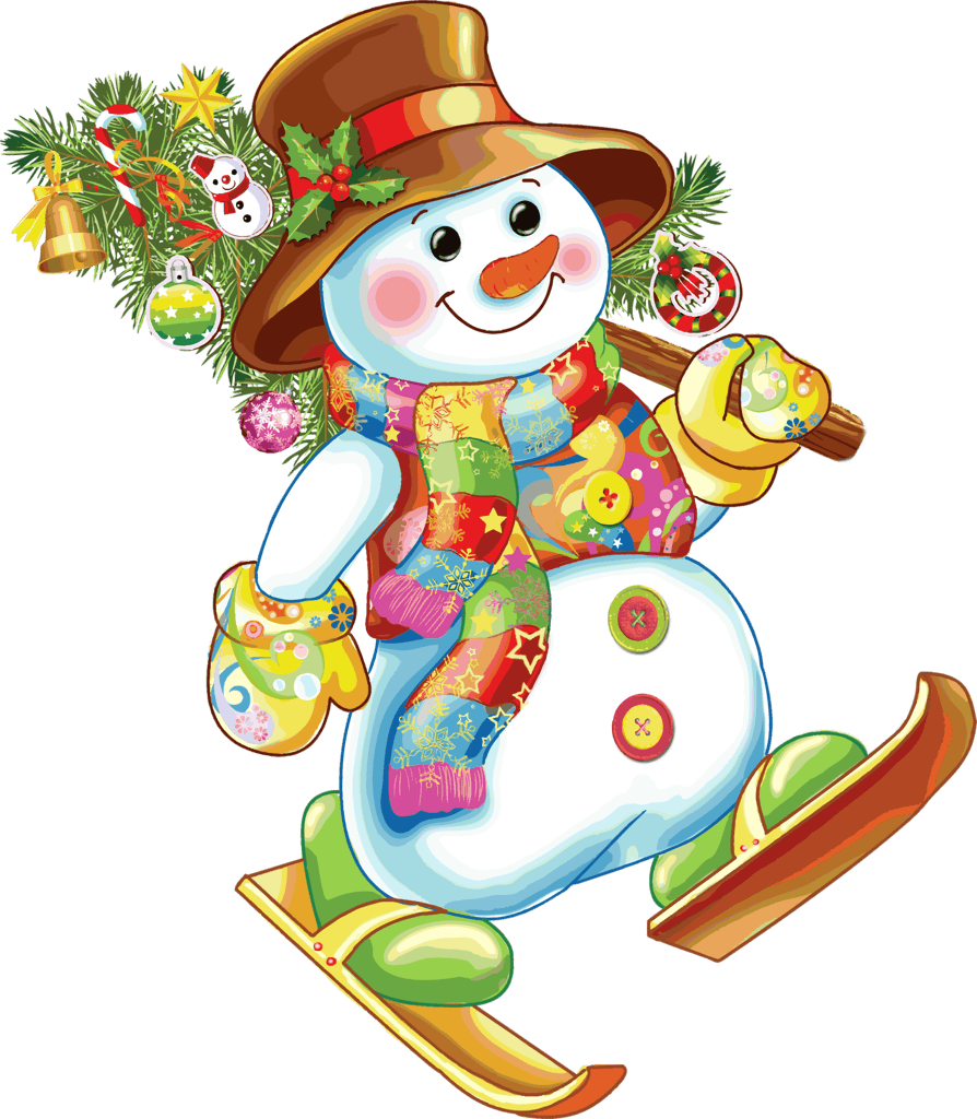 Snowman - Клипарт Снеговик - Transparent PNG Free Download | PNGio