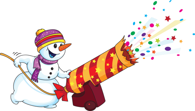 New Year Clipart Snowman - New Year Celebration Clip Art - Transparent PNG Free Download | PNGio
