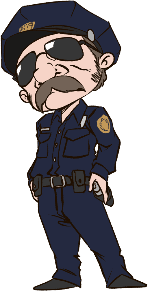 3d Police Snowman - Policeman Clipart Of Police Officer - Transparent PNG Free Download | PNGio