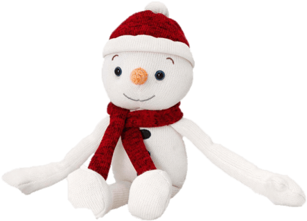 Keel Christmas Knitted Dangle Snowman 20cm - Stuffed Toy - Transparent PNG Free Download | PNGio