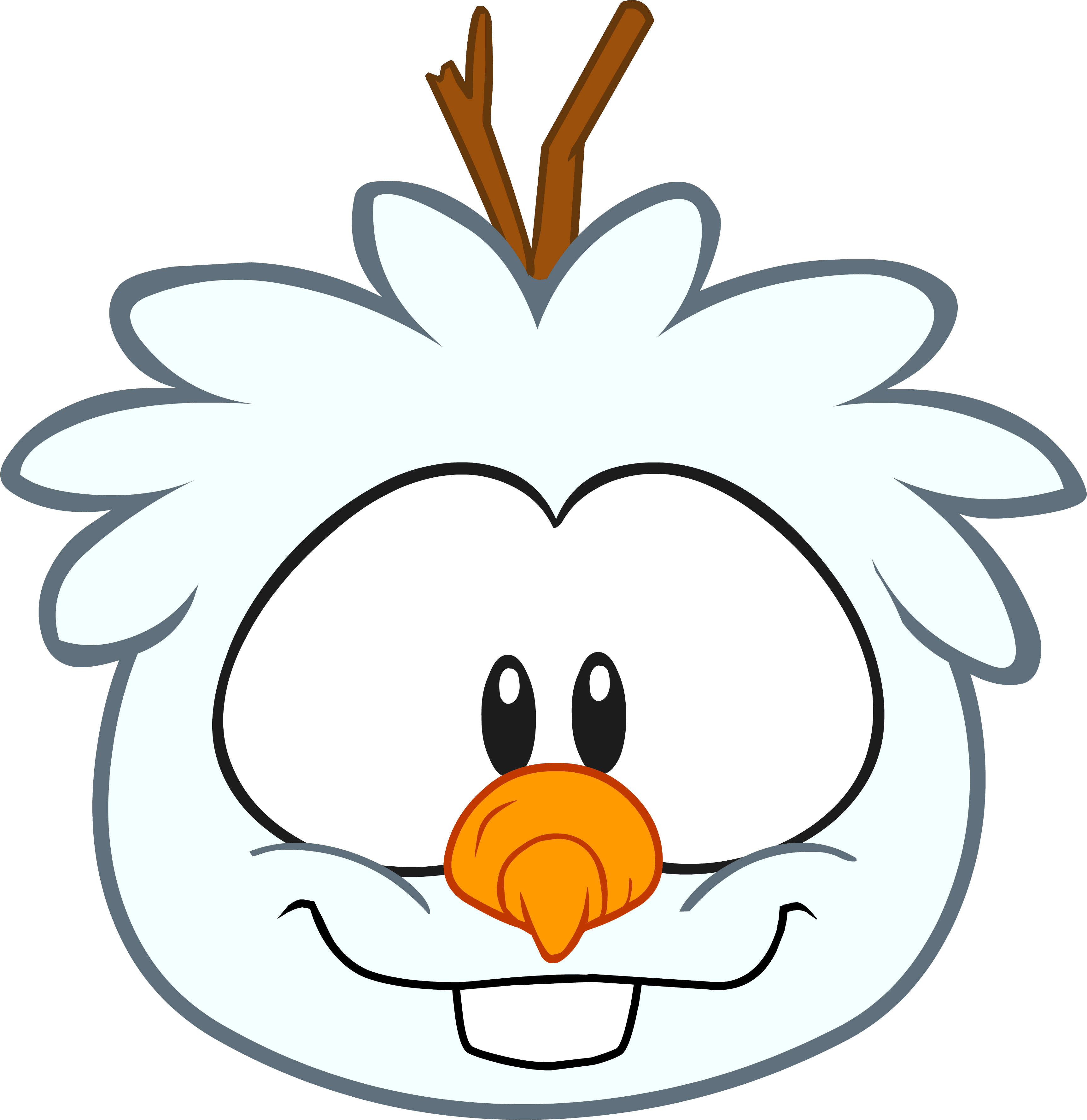 Snowman Puffle - Club Penguin Brown Puffle - Transparent PNG Free Download | PNGio