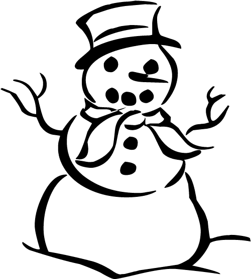 Snowman With Top Hat Coloring Page - Hnp Personalised Garden Ornament Snow Boulder - The - Transparent PNG Free Download | PNGio