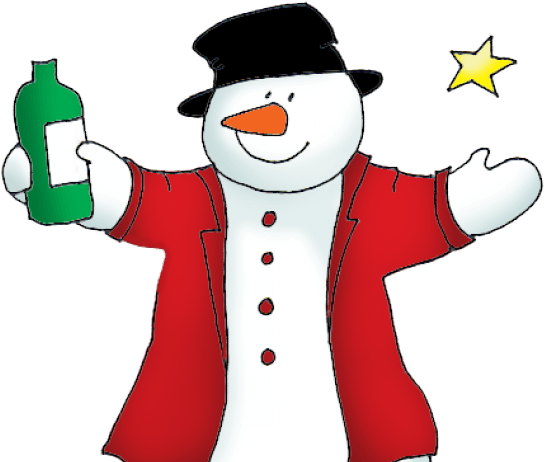 Snowman Clipart Drinking - Cartoon - Transparent PNG Free Download | PNGio