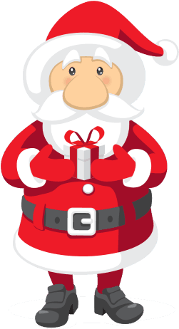 Free Phone With Every Elf, Snowman And Santa Package - Santa Claus - Transparent PNG Free Download | PNGio