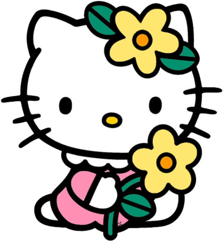 Permalink To Hello Kitty Clipart Snowman Clipart - Hello Kitty Flower Png - Transparent PNG Free Download | PNGio