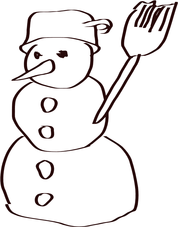 Snowman Sketch Coloring Book Colouring Black White - Snowman Sketch Coloring Book Colouring Black White - Transparent PNG Free Download | PNGio