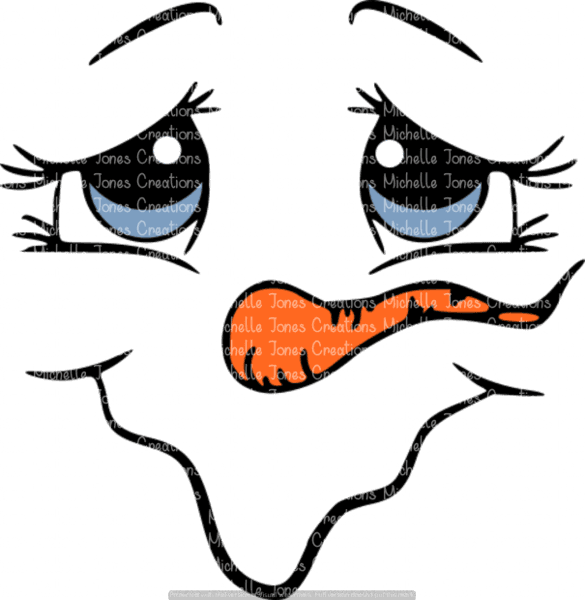 Face Mjctransfers - Cara Muñeco De Nieve - Transparent PNG Free Download | PNGio