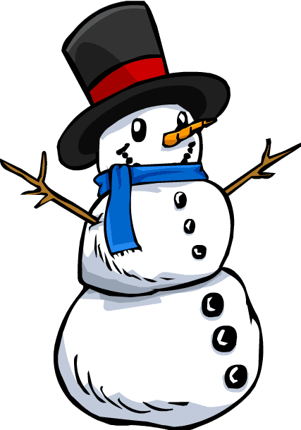 Image Withscarf Png Club Penguin Wiki Fandom - Snowman With Top Hat - Transparent PNG Free Download | PNGio