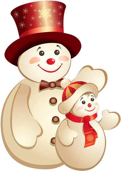 Cute Snowmns Png Clipart Image - Christmas Wishes,snowman And Candle Banner - Transparent PNG Free Download | PNGio