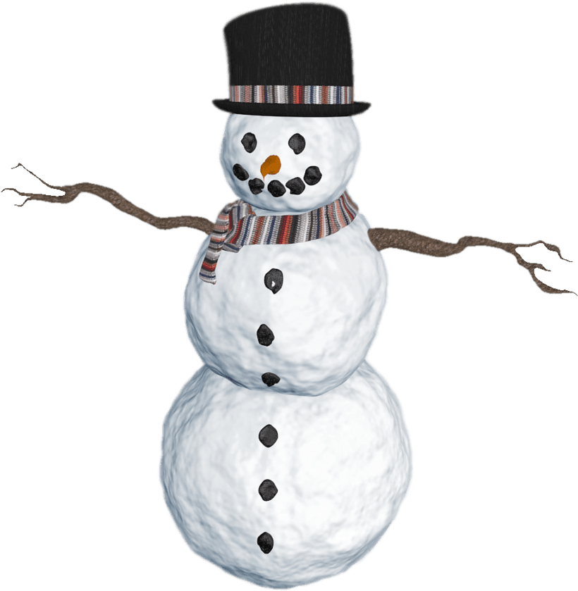 Transparent Real Snowman - Transparent PNG Free Download | PNGio
