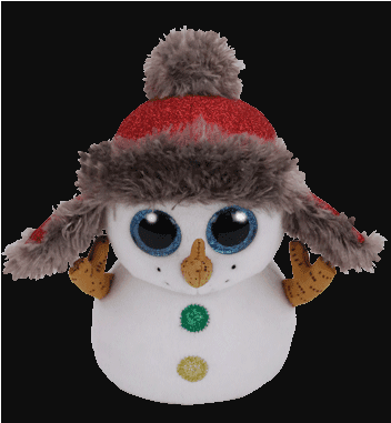 Ty Beanie Boos Buttons The Snowman - Transparent PNG Free Download | PNGio
