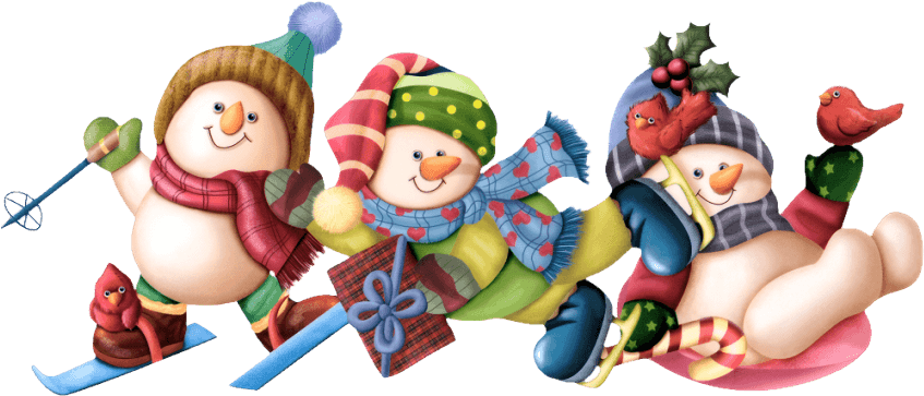 Christmas Snowmen Clip Art - Boneco De Neve Em Png - Transparent PNG Free Download | PNGio
