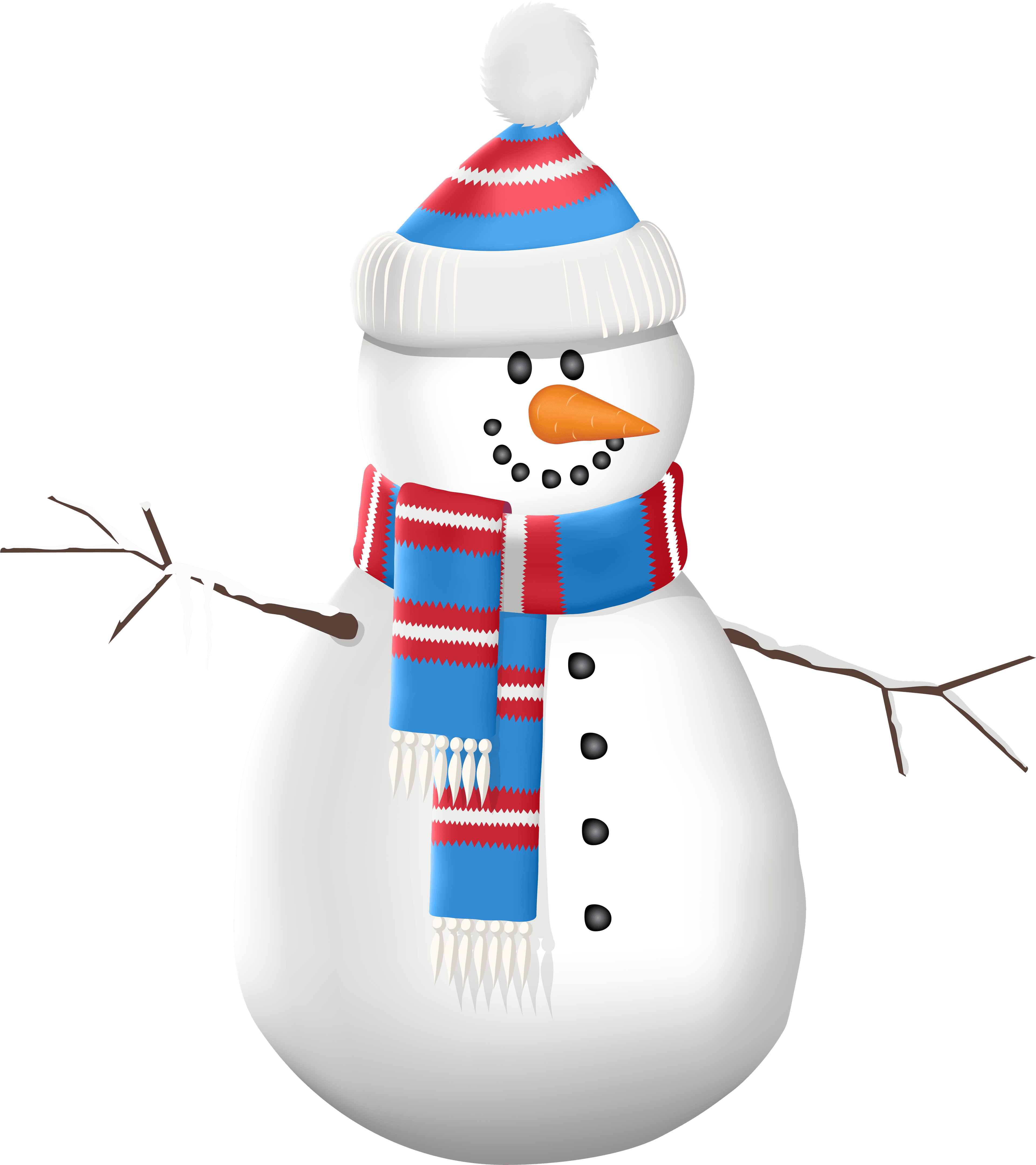 Christmas Painting Watercolor Snowman Hat Scarf Source - Hat - Transparent PNG Free Download | PNGio